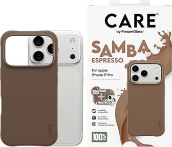 PanzerGlass Care Fashionable Case Samba Transparent w. White MagSafe для Apple iPhone 17 Pro