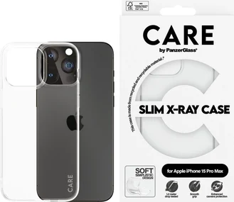 PanzerGlass Care Fashionable Case Transparent X-Ray Soft Basic для Apple iPhone 15 Pro Max