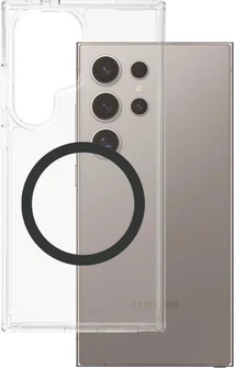 PanzerGlass Care Flagship Case Urban Combat Magnetic Qi для Samsung Galaxy S25 Ultra Transparent/Black