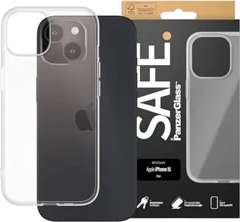 PanzerGlass Safe Case для Apple iPhone 15 Transparent