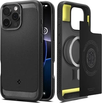 Spigen Rugged Armor (MagFit) для Apple iPhone 16 Pro Matte Black