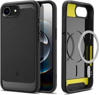 Spigen Rugged Armor (MagFit) для Apple iPhone 16e Matte Black