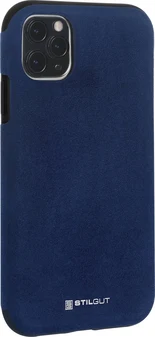 Stilgut Alcantara Cover для Apple iPhone 11 Pro Max Blue