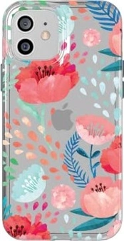 tech21 Evo Art Botanical Garden для Эпл Айфон 12/12 Про красный