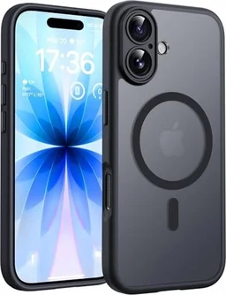 TOCOL Magnetic Case для Apple iPhone 17 Transparent/Black