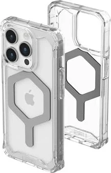 UAG Plyo Case with MagSafe для Apple iPhone 15 Pro ice/Silver