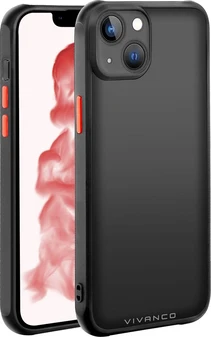 Vivanco Frosted Cover для Apple iPhone 14 Plus Transparent/Black