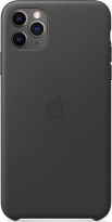 Apple iPhone 11 Pro Max Leather Case Black 