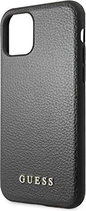 Guess Hard Cover переливающийся для Эпл Айфон 11 Про черный