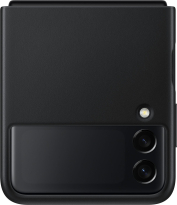 Samsung Leather Cover for Galaxy Z Flip 3 black 