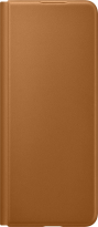 Samsung Leather Flip Cover for Galaxy Z Fold 3 5G Camel 