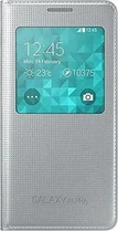 Samsung S-View Cover для Galaxy Alpha Silver