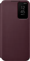 Samsung Smart clear View Cover для Galaxy S22+ Burgundy