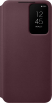 Samsung Smart clear View Cover for Galaxy S22 Burgundy 