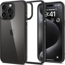 Spigen Ultra hybrid для Apple iPhone 15 Pro Max Matte черный