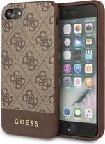 Guess Hard Cover Glitter 4G для Apple iPhone SE (2020) Brown