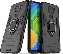 Mrster Ringhalter Cover для Xiaomi Redmi Note 9 Black