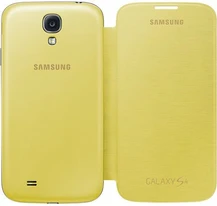 Samsung Flip Cover для Galaxy S4 Yellow