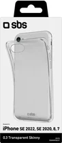 SBS Mobile Skinny Cover для Apple iPhone SE (2022)/SE (2020)/8/7 Transparent