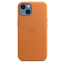 Apple iPhone 13 Leather Case with MagSafe Golden Brown 