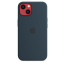 Apple iPhone 13 Silicone Case with MagSafe Abyss Blue 
