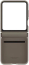 Samsung Flap Eco-Leather case for Galaxy Z Flip 5 Etoupe 