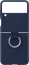 Samsung Silicone Cover with ring for Galaxy Z Flip 3 5G Navy 