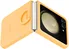 Samsung Silicone case with ring для Galaxy Z Flip 5 Apricot