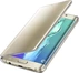 Samsung clear View Cover для Galaxy S6 Edge+ золотой