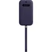 Apple iPhone 12 Pro Max Leather Sleeve with MagSafe Deep Violet