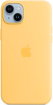 Apple silicone case with MagSafe for iPhone 14 Plus sunlight 