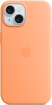 Apple silicone case with MagSafe for iPhone 15 Sorbet orange 