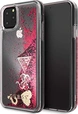 Guess Hard Cover Glitter Hearts для Эпл Айфон 11 Про Макс raspberry