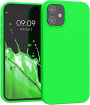 KWMobile TPU Silicone case for Apple iPhone 12 mini neon green