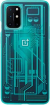 OnePlus Quantum Bumper case for OnePlus 8T Cyborg cyan