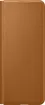 Samsung Leather Flip Cover для Galaxy Z Fold 3 5G Camel