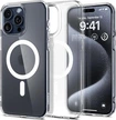 Spigen Ультра hybrid MagFit для Эпл Айфон 15 Про frost clear