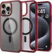 Spigen Ultra hybrid MagFit for Apple iPhone 15 Pro frost Deep Red 