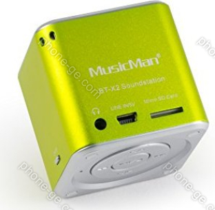 Technaxx mini MusicMan wireless Soundstation BT-X2 green