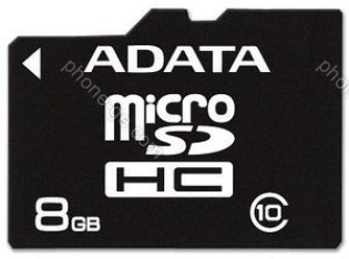 ADATA Turbo microSDHC 8GB Kit, Class 10