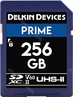 Delkin Prime 1900X R300/W100 SDXC 256GB, UHS-II U3, Class 10