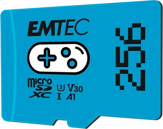 Emtec GAMING R100/W50 microSDXC 256GB, UHS-I U3, A1, Class 10