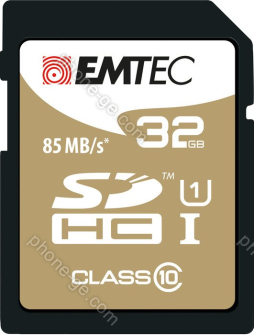 Emtec Gold+ R85/W21 SDHC 32GB, UHS-I U1, Class 10