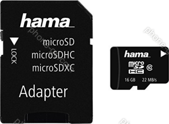 Hama High Speed microSDHC 16GB Adapter Kit, Class 10