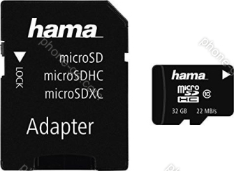 Hama High Speed microSDHC 32GB Adapter Kit, Class 10
