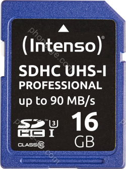 Intenso Professional R90 SDHC 16GB, UHS-I U3, Class 10