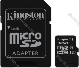 Kingston Canvas Select R80 microSDHC 32GB Kit, UHS-I U1, Class 10