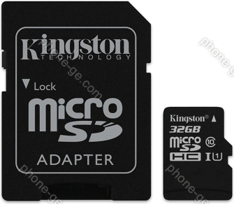 Kingston Industrial Temperature R90/W45 microSDHC 32GB Kit, UHS-I, Class 10