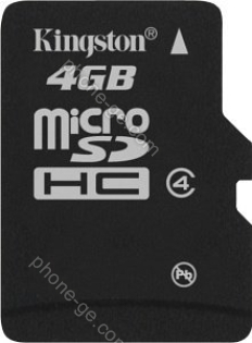 Kingston microSDHC 4GB, Class 4