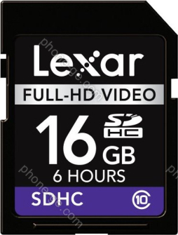 Lexar Full-HD SDHC 16GB, Class 6